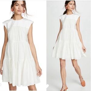 Rebecca Minkoff | Lizzie Dress Elegant White Size Small